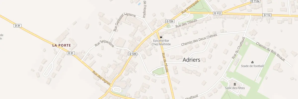 Plan du 32 Rue Principale à Adriers