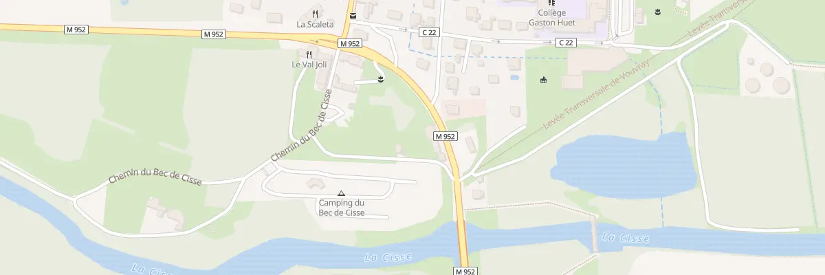 Plan du 6 Rte Nationale à Vouvray