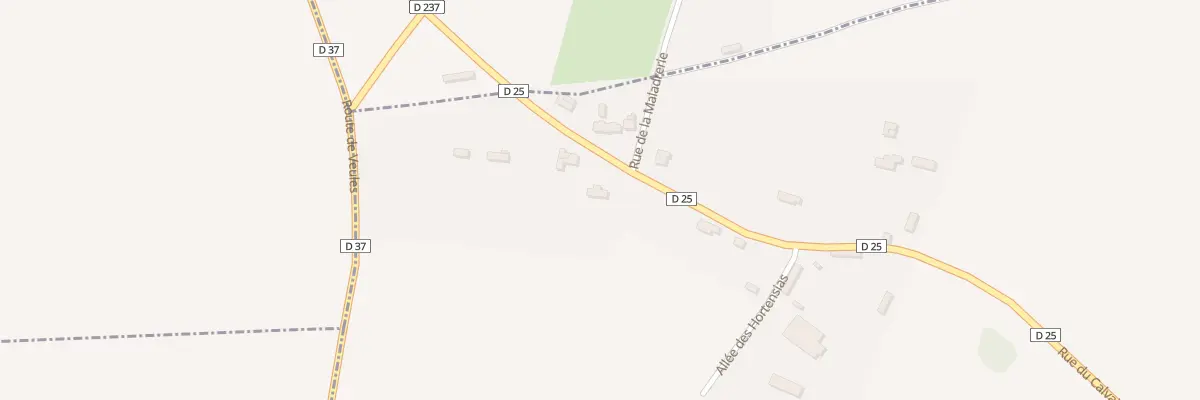 Plan du 1369 Rue du Calvaire à Gonzeville