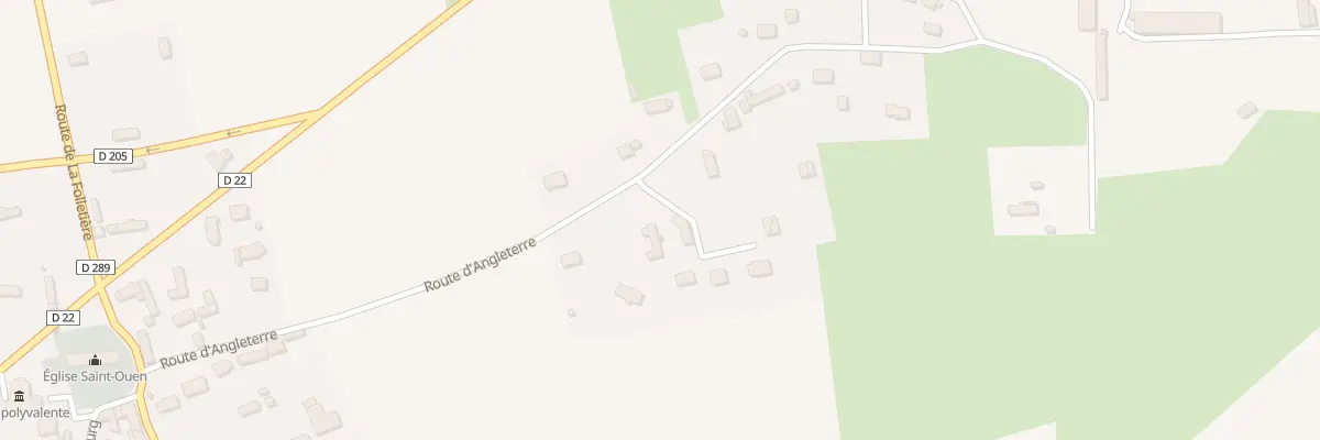 Plan du 374 Rte d’Angleterre à Saint Martin de l’If