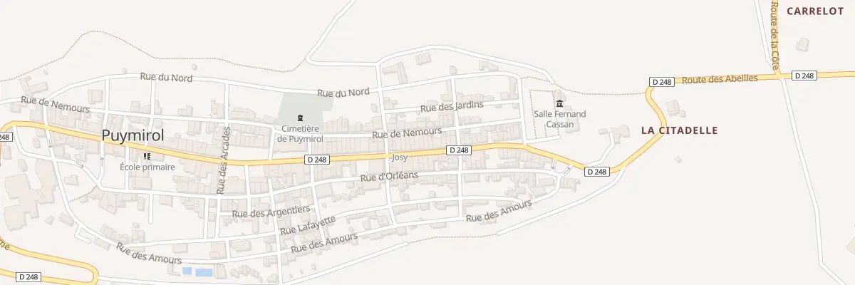 Plan du 91 Rue Royale à Puymirol
