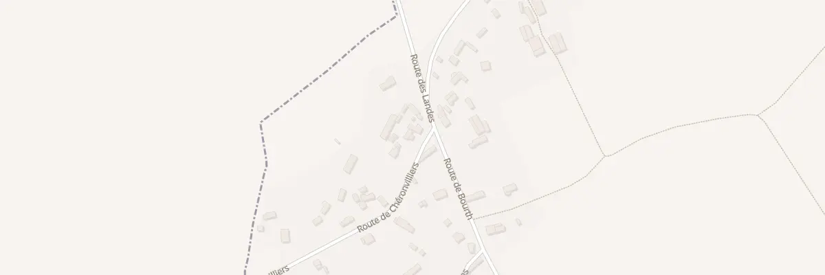 Plan du 19 Rte de Cheronvilliers à Bourth