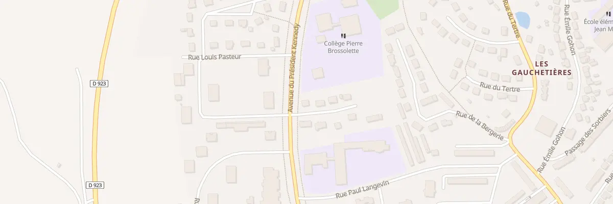 Plan du 1 Rue Pierre Brossolette à Nogent-le-Rotrou