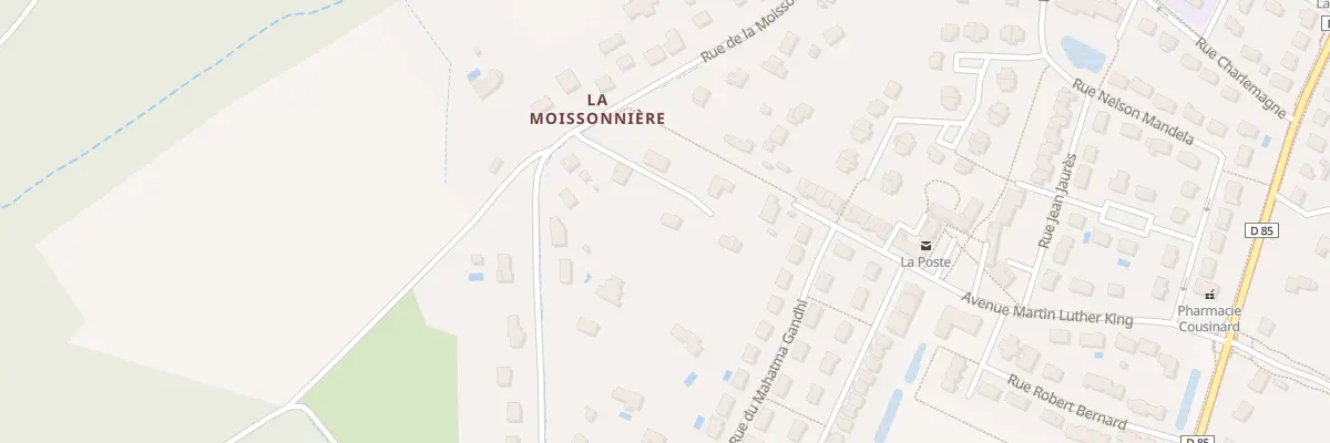 Plan du 24 Rue De La Moissonnière à Véretz