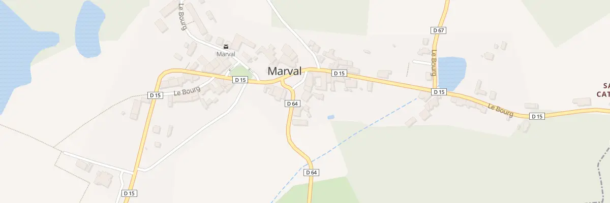 Plan du 5037 Le Bourg à Marval