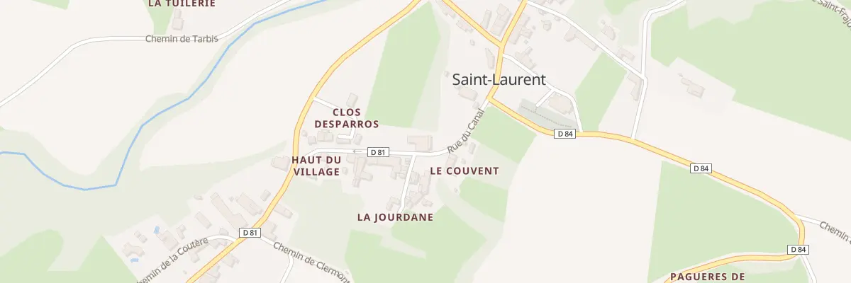 Plan du 78 Clos Desparros à Saint-Laurent