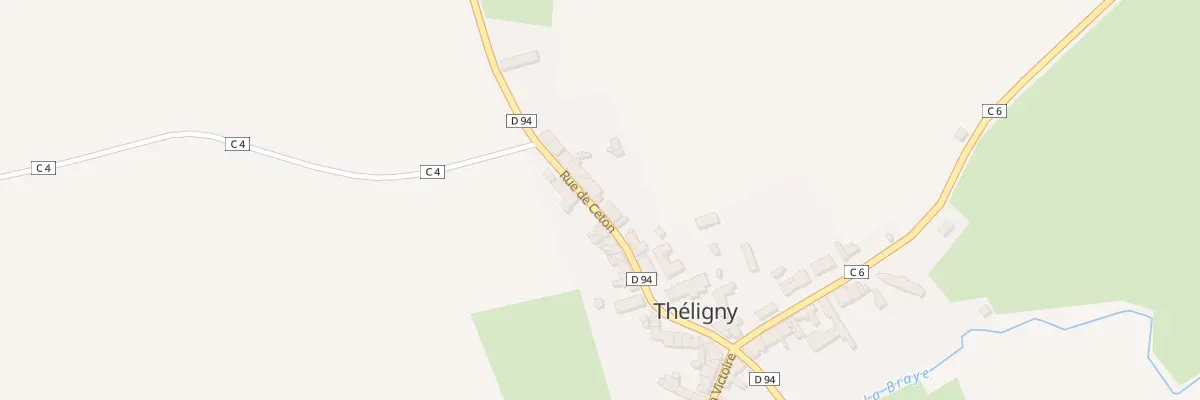 Plan du 10 Rue de Ceton à Théligny