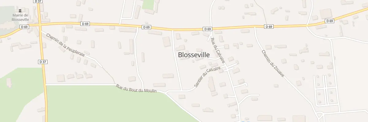 Plan du 11 Rue de la Forge à Blosseville