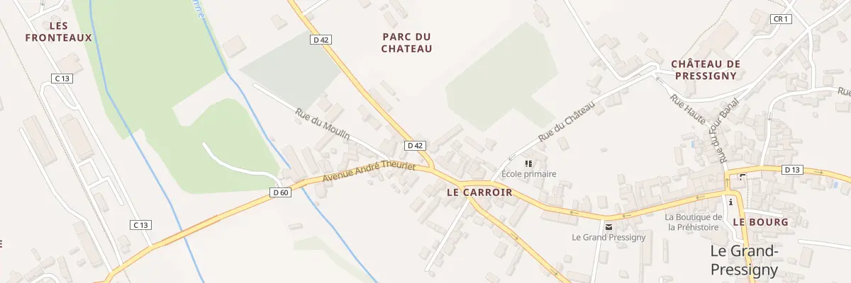 Plan du 4 Rue des Réaux au Grand-Pressigny