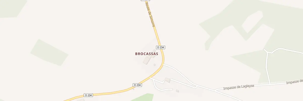 Plan du 5029 Brocassas à Sabaillan