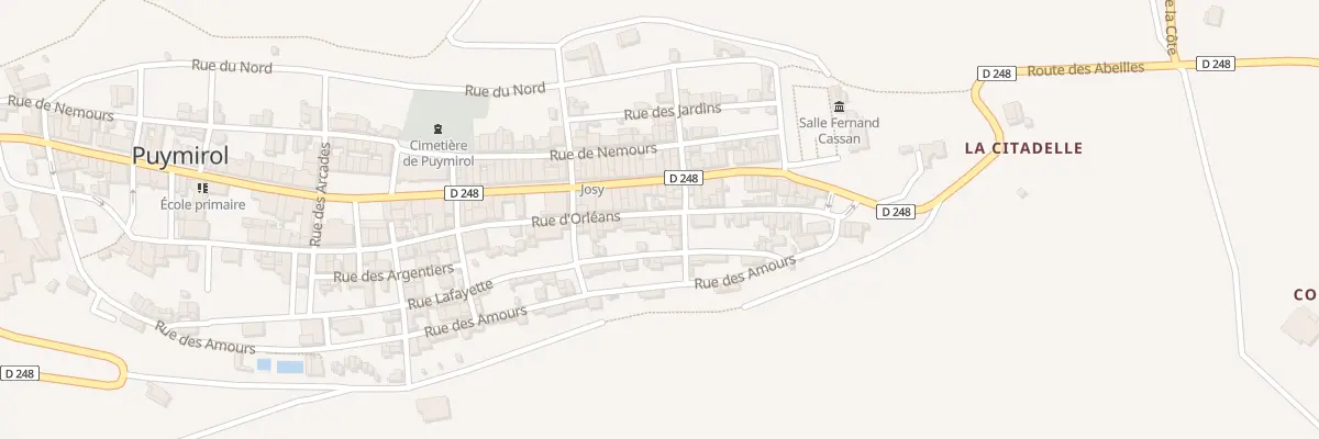 Plan du 64 Rue d’Orléans à Puymirol