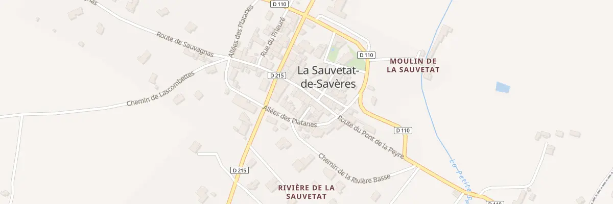 Plan du 5056 Gr Grand’Rue à La Sauvetat-de-Savères