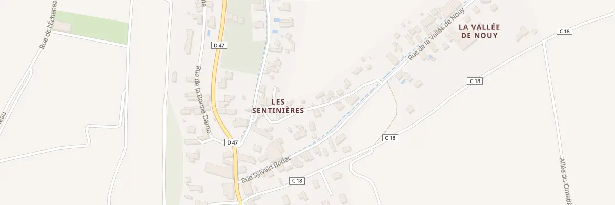 Plan du 9 All des Sentinières à Vouvray