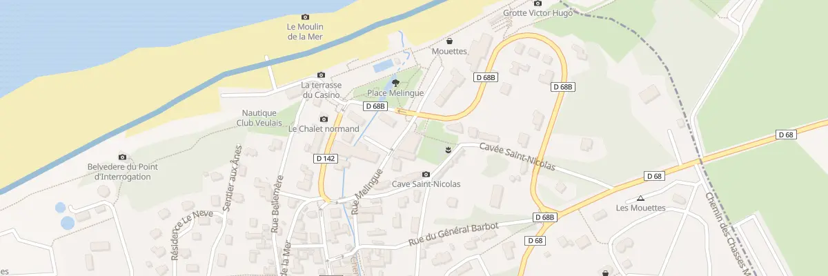 Plan du 1 Rue Melingue à Veules-les-Roses