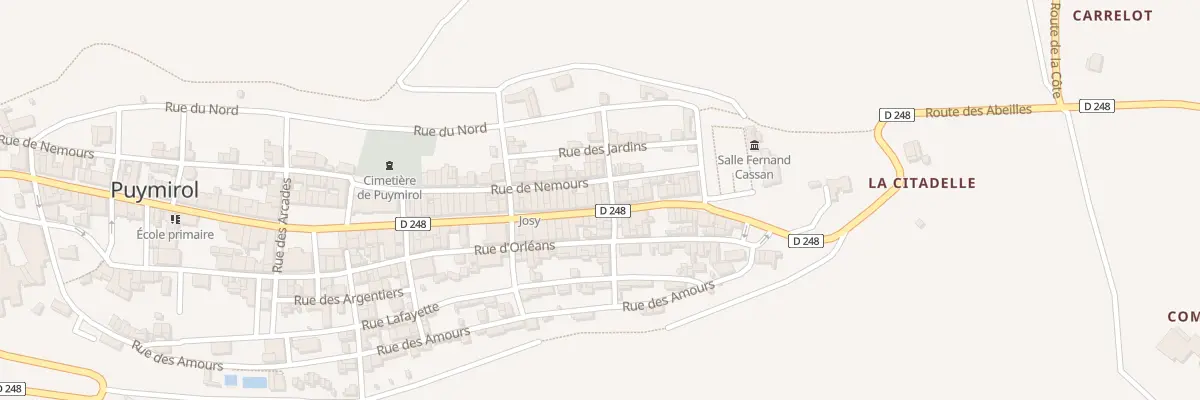 Plan du 99 Rue Royale à Puymirol