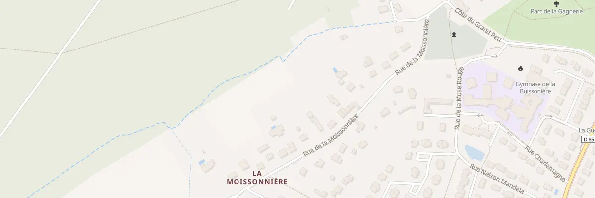Plan du 21 Rue De La Moissonnière à Véretz