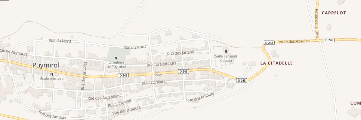 Plan du 43A Rue de Nemours à Puymirol