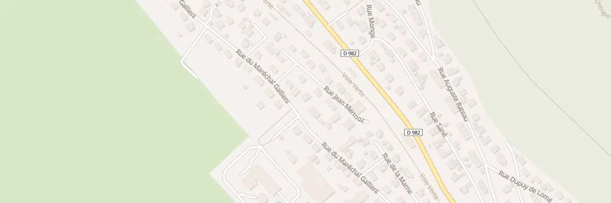 Plan du 600 Rue du Marechal Gallieni au Trait