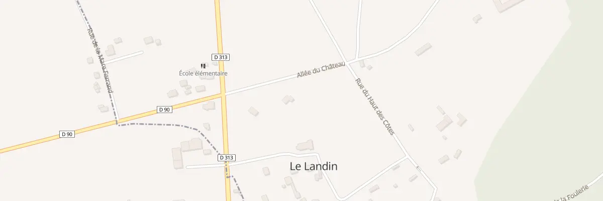 Plan du 9002 Rue du Haut des Côtes au Landin