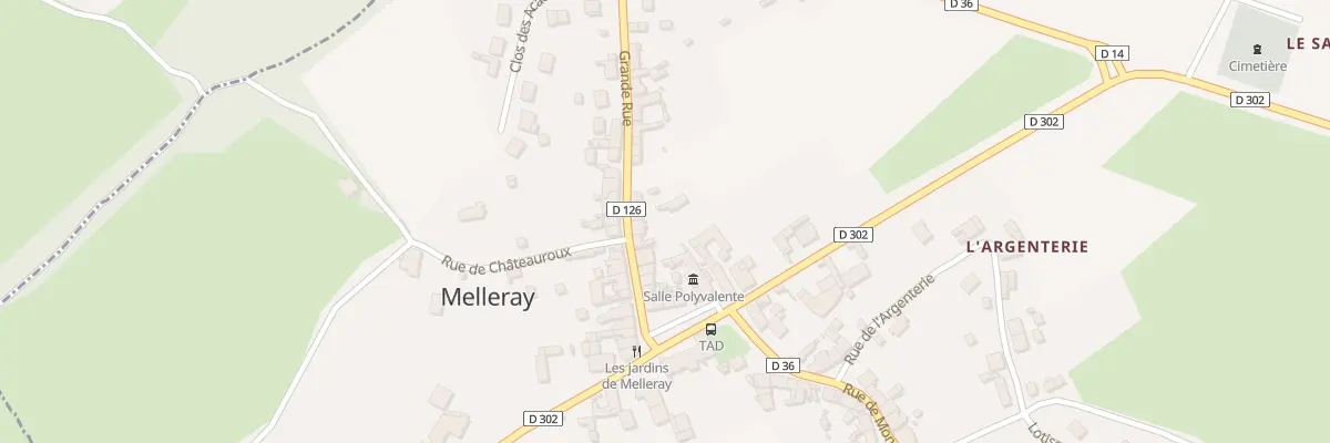 Plan du 10 Gr Grande Rue à Melleray