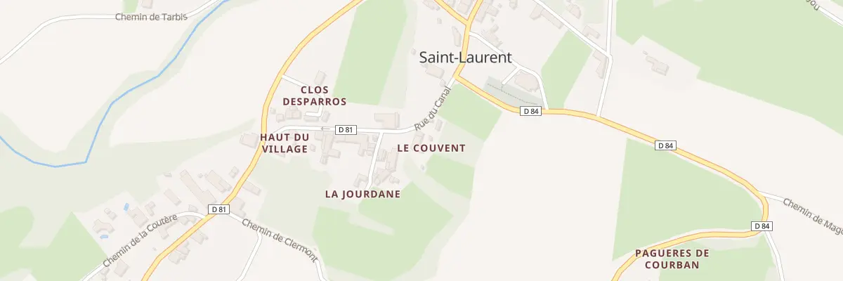 Plan du 135 Le Couvent à Puymaurin