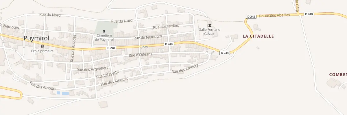 Plan du 70 Rue d’Orléans à Puymirol