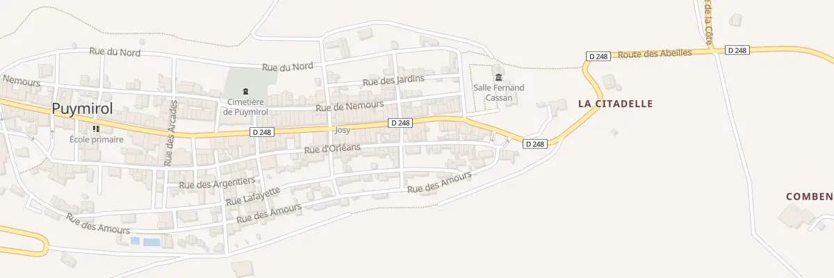Plan du 61 Rue d’Orléans à Puymirol