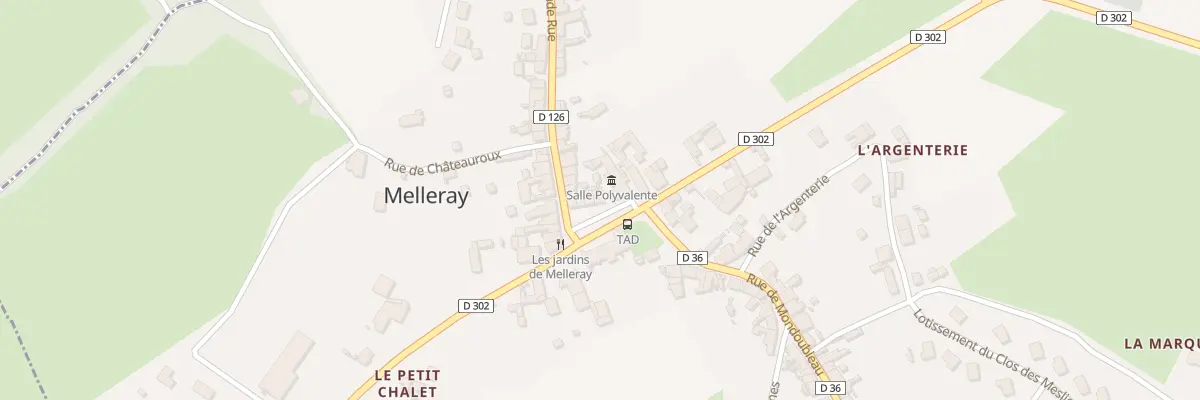 Plan du 9 Pl de L Eglise à Melleray