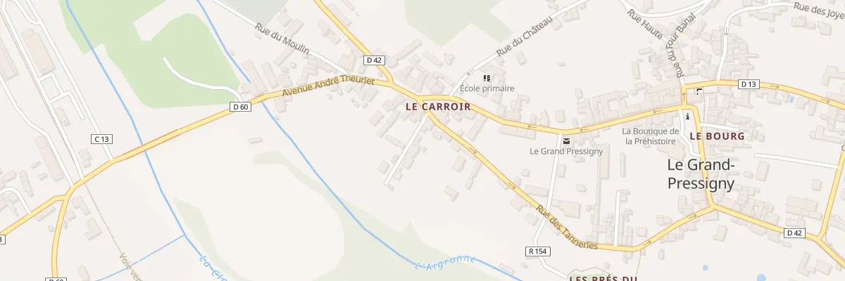 Plan du 2 Rue des Tanneries au Grand-Pressigny