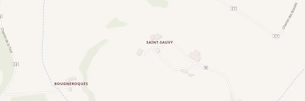 Plan du 5031 Saint Sauvy à Gramont