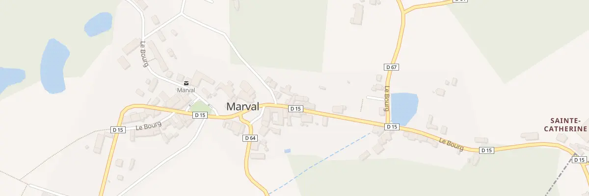 Plan du 5023 Le Bourg à Marval