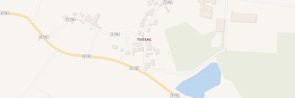 Plan du 30 Tussac à Leignes-sur-Fontaine