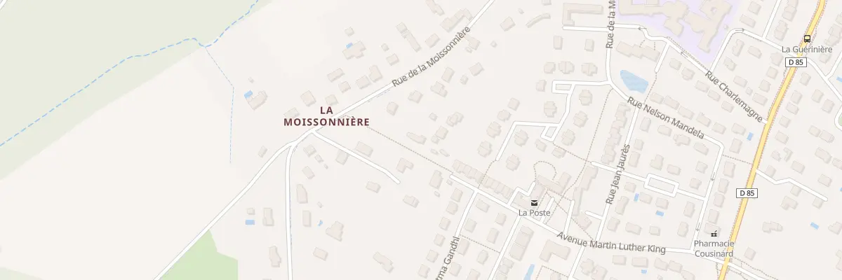 Plan du 16 Rue De La Moissonnière à Véretz