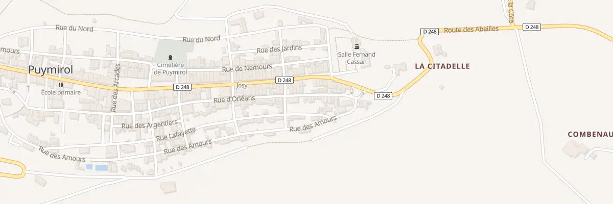 Plan du 72 Rue d’Orléans à Puymirol