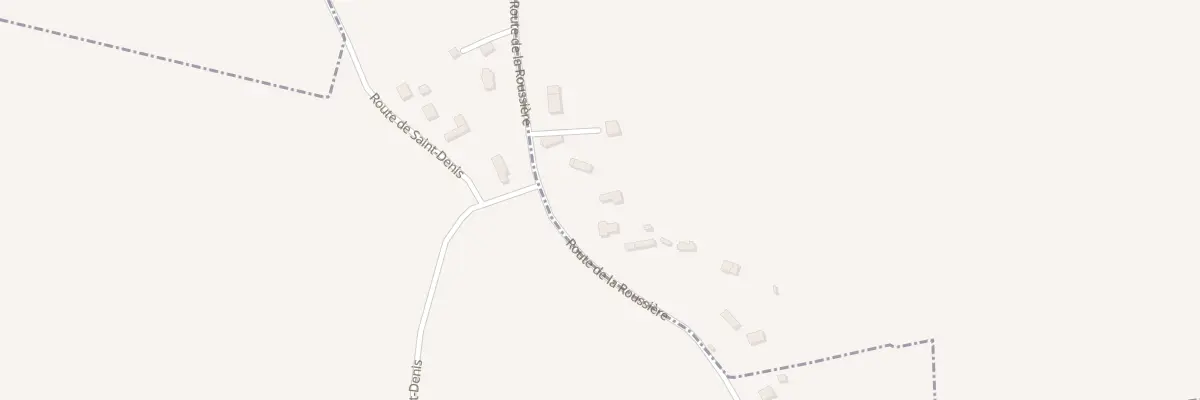 Plan du 585 Rte de la Roussiere à Saint-Denis-des-Monts
