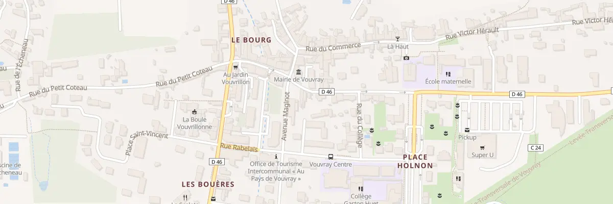 Plan du 3 Rue des Ecoles à Vouvray