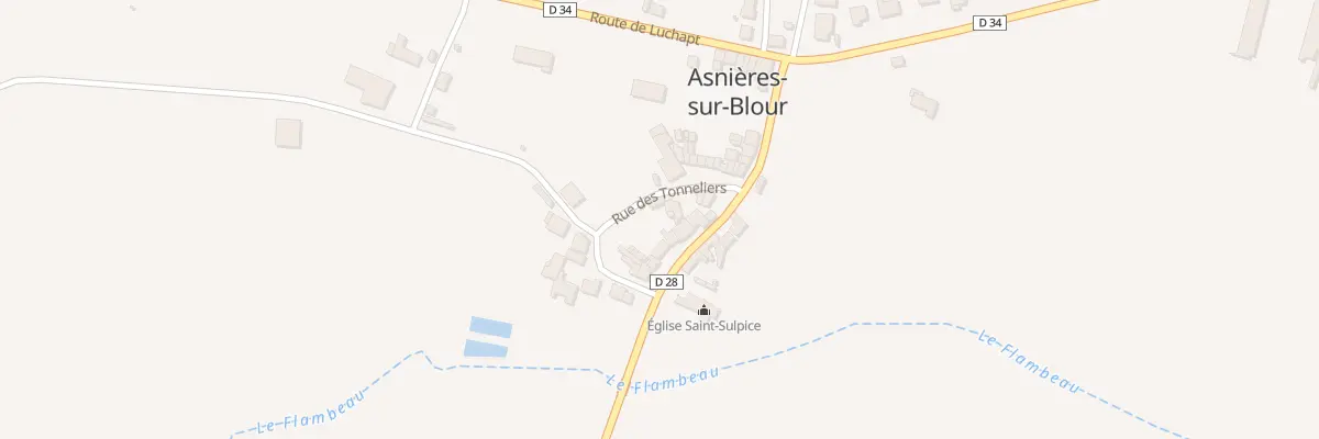 Plan du 6 Rte de la Maréchaire à Asnières-sur-Blour