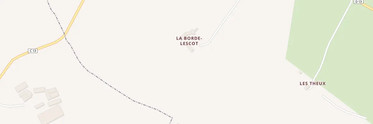 Plan du 97A La Borde Lescot aux Étilleux