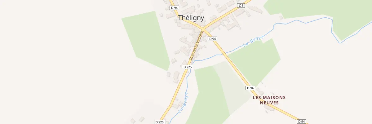 Plan du 14 Rue de la Victoire à Théligny