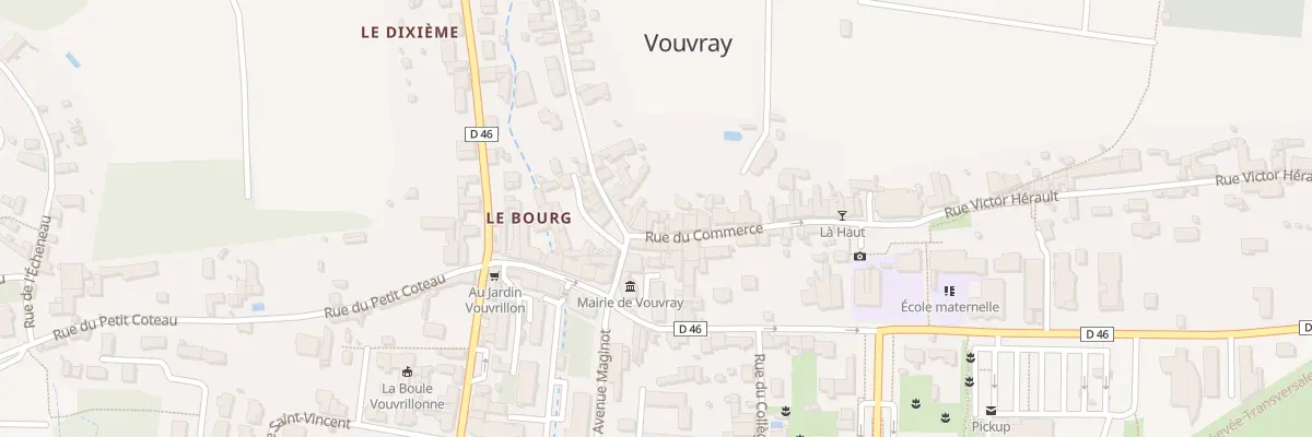 Plan du 4 Rue du Commerce à Vouvray