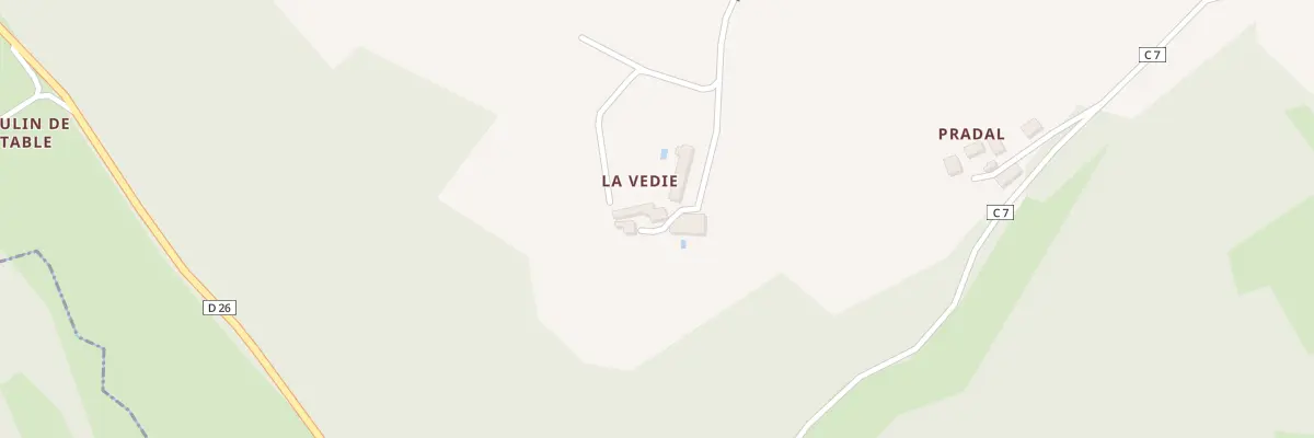 Plan du 161A La Vedie Sud à Saint-Avit-Sénieur