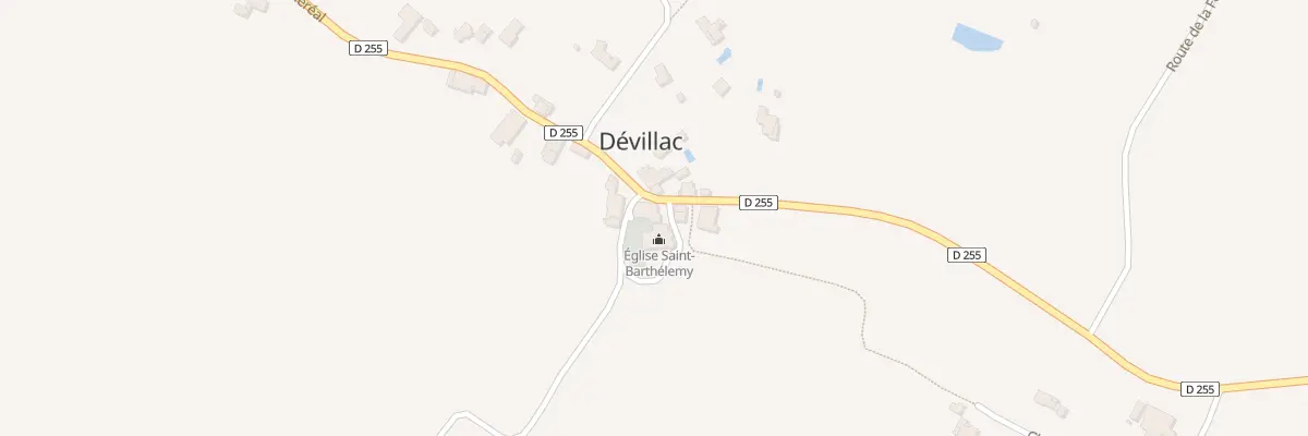 Plan du 2051 Rte de Villeréal à Dévillac