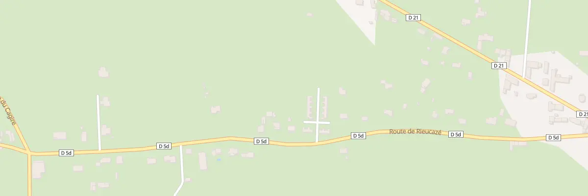 Plan de Rte de Rieucazé à Pointis-Inard