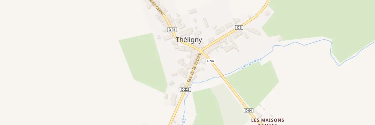 Plan du 4 Rue de la Victoire à Théligny