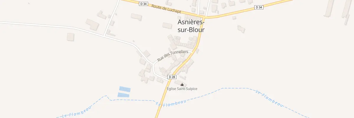 Plan du 5 Rte de la Maréchaire à Asnières-sur-Blour