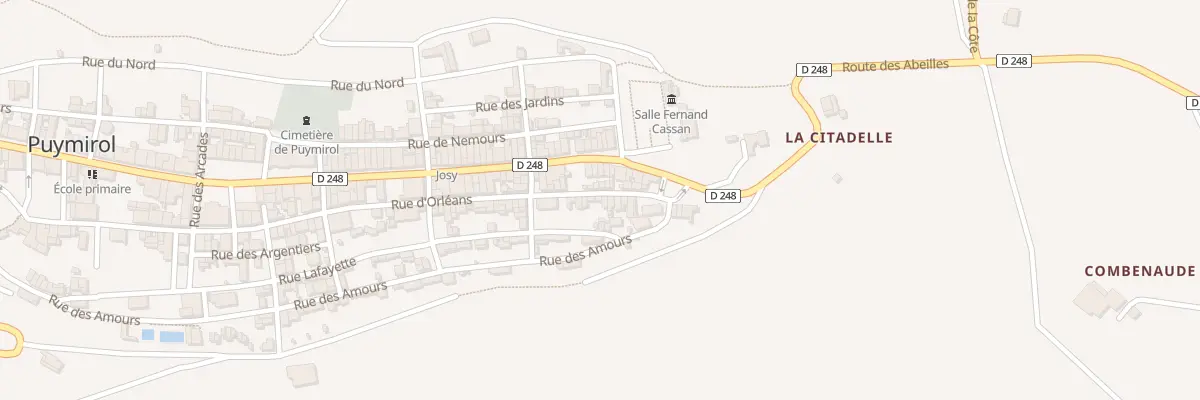 Plan du 78A Rue d’Orléans à Puymirol