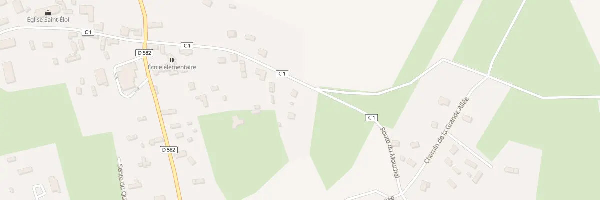 Plan du 260 Rte du Mouchel à Saint-Éloi-de-Fourques