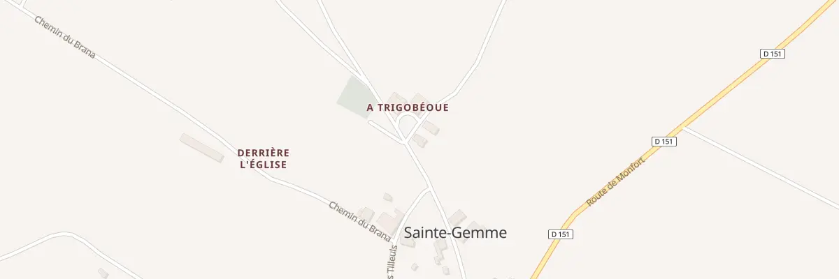Plan du 5380 Au Grand Sac à Sainte-Gemme