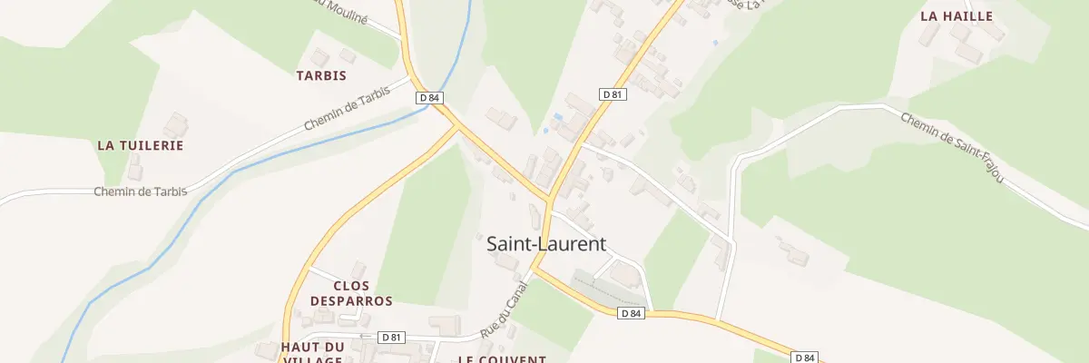Plan du 95 Le Village à Saint-Laurent