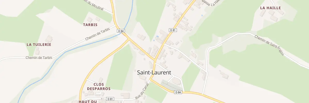 Plan du 23 Rue de La Save à Saint-Laurent